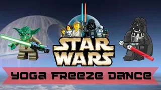 Lego Star Wars Yoga Freeze Dance | Brain Break | PE Warm Up Game | May the 4th Be with you| Gonoodle