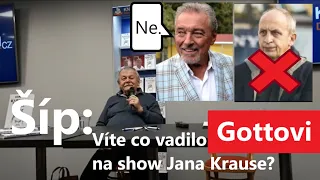 Karel Šíp o Janu Krausovi a jeho show: Určitě mě tam neuvidíte! Stěžoval si i Karel Gott (RIP †2019)