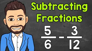 Pengurangan Pecahan dengan Penyebut Berbeda | Matematika dengan Pak J