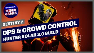 Huge DPS and Crowd Control Hunter Solar 3.0 build with Shards of Galanor in Destiny 2