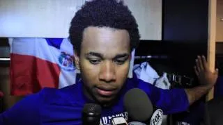 Yordano Ventura despues de pitchar el juego 6 by Juan Jose Rodriguez Serie Mundial 2014