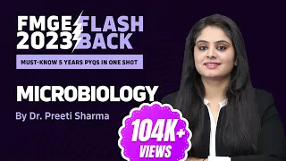"MICROBIOLOGY" FMGE Past 5 Years IMP PYQs by Dr. Preeti Sharma | Flashback 2023