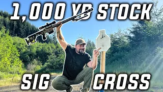 Setting up STOCK SIG CROSS magnum for 1,000yds in UNDER 1 HOUR