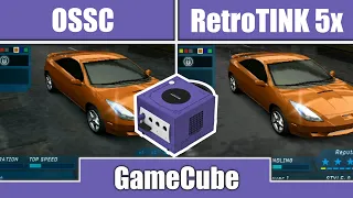 Need for Speed Underground: OSSC 960p vs RetroTINK 5x 1440p 480p Best HDMI Adapters for Gamecube