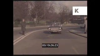 Drive Through Hyde Park, 1960s London, HD from 35mm