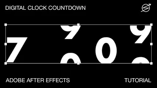 Анимированный счетчик чисел в Adobe After Effects | Digital clock countdown in Adobe After Effects