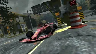 NFS Most Wanted my F1 Ferrari againts AI mod car :v