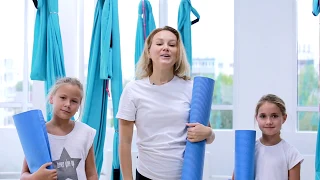 Детская Йога в гамаках. Морское путешествие с Ksenya Fly Yoga.