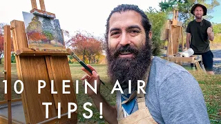 10 TIPS for Plein Air Painting! Featuring Tez Dower