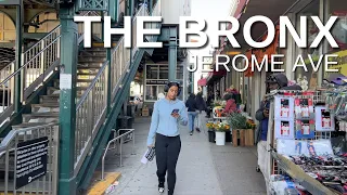 NEW YORK CITY Walking Tour [4K] - THE BRONX - JEROME AVENUE