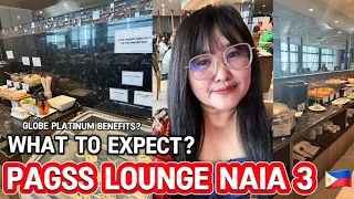 PAGSS LOUNGE Food Experience at NAIA 3 Manila Philippines | Unlimited Food 🇵🇭✈️