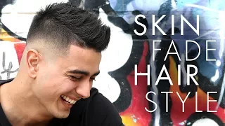 Skin Fade Barber haircut for men (Short on sides longer on top)