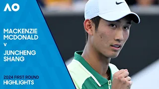 Mackenzie McDonald v Juncheng Shang Highlights | Australian Open 2024 First Round