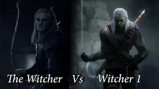 The Witcher Vs Witcher 1 - Geralt's battle with Striga