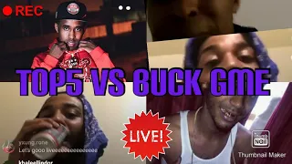 TOP 5 on Live beefing BUCK GME - gets REAL serious!!