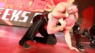 View unseen footage from Samoa Joe's ruthless attack on Brock Lesnar: June 28, 2017