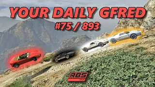 Insane 4-Way Battle Up Chilliad! - Your Daily Gfred #75 (episode 893) (+ Bonus Gfred!) GTA 5