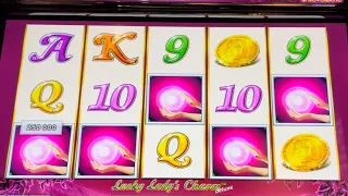 Lucky Lady Charm Deluxe 5 ball BONUS trigger on $10 BET