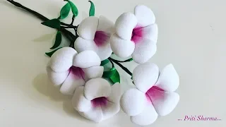 DIY : Foam Sheet Flowers / Easy Flower Art | Priti Sharma