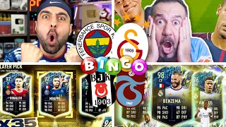 SÜPER LİG KARTLARINI ALMA CHALLENGE ! KADRO KURMA BİNGO KAPIŞMASI ! FUT DRAFT SESEGEL 2022 !