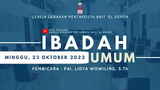 Ibadah Minggu Online GGP Bait 'El Depok | 23 Oktober 2022