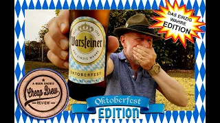 Warsteiner Oktoberfest Beer Review 2022 by A Beer Snob's Cheap Brew Review