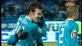 Zenit - Anzhi. Shirokov (1-0)