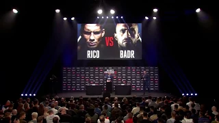 COLLISION 2 - BADR VS RICO - press conference HIGHLIGHTS/GLORY press release! 2019