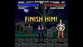 Ultimate Mortal Kombat 3 Deluxe (SNES Hack) Rain Lightning Fatality on Motaro & Shao Kahn