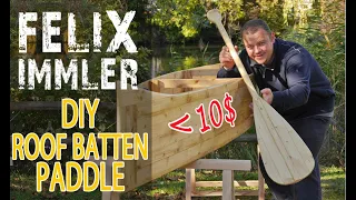 The DIY 7$ Canoe Paddle from Roof Battens - How to make - with just some common tools