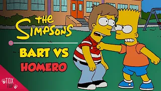 Bart es más Fuerte que Homero de Joven  | Los Simpson