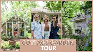 COTTAGE GARDEN TOUR | 1/2 Acre All Garden & Potting Sheds with Lady Butter Bug | FARMHOUSE LIVING