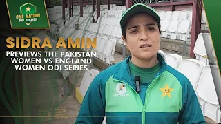 Sidra Amin previews the Pakistan Women vs England Women ODI series | PCB | MA2A