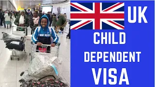 Documents needed for UK Child Dependent Visa, UK Visas