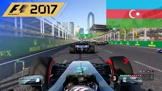 F1 2017 - 100% Race at Baku City Circuit in Bottas' Mercedes