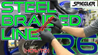 R6 - Steel Braided Brake Lines!!