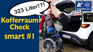 Kofferraum-Check: smart #1  - was passt in den Kofferraum? Fahrrad? Leiter? Koffer? Taschen?