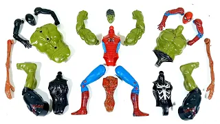 Assemble Marvel's Toys Spider-Man Vs Hulk Smash Vs Siren Head Vs Miles Morales Avengers