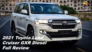 2021-Toyota Land Cruiser 4.5L v8 Diesel GXR  | Full Visual Review + Test Drive | In Dubai