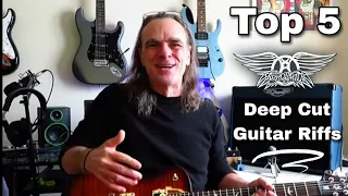 Aerosmith - The Top 5 "Deep Cut" Guitar Riffs.