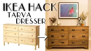 DIY IKEA Hack Tarva Dresser