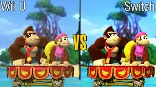 Donkey Kong Country: Tropical Freeze Graphics Comparison (Wii U vs Switch)