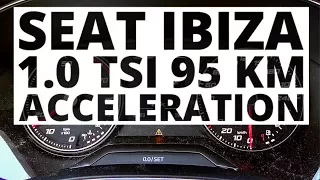 Seat Ibiza 1.0 TSI 95 hp (MT) - acceleration 0-100 km/h
