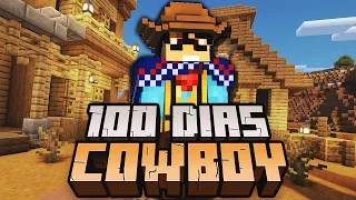 SOBREVIVI 100 DIAS COMO COWBOY NO MINECRAFT - O FILME