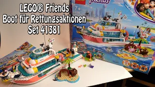 Review: LEGO Friends Boot für Rettungsaktionen (Set 41381)