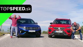 VW T-ROC R a SEAT ATECA FR - je veľký rozdiel 200 k a 300 k crossover? Ako v čom