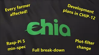 CHIA development plan to end GPU plot-grinding!  All farmers affected with the change to plot-filter