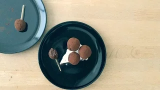 Chocolate Cake Pops with Coconut Cream (Vegan, Easy and Quick Recipe)