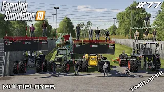 Big silage harvest with 4 harvester | Gemeinde Rade | Multiplayer Farming Simulator 19 | Episode 77