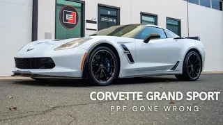 Corvette C7 Carbon 65: Replacing PPF & Installing Ceramic Coating in Charlotte, North Carolina